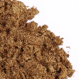 Slowianka 14 Gold Metallic Powder Dust - colour shown on manicured nails