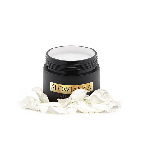 Slowianka Arter Painting Gel White - colour shown on manicured nails