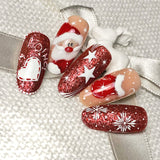 Slowianka Arter Painting Gel White - colour shown on manicured nails