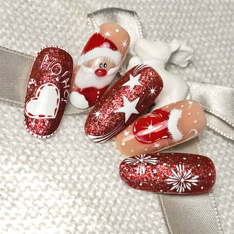 Slowianka Arter Painting Gel White - colour shown on manicured nails