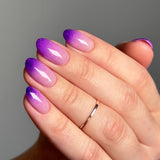 Slowianka Baby Boomer in Spray Lavender - colour shown on manicured nails