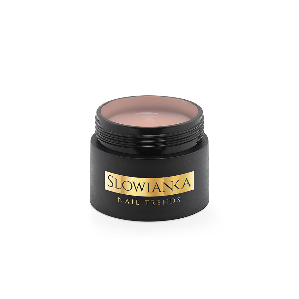 Slowianka Cold Beige Cover Builder Gel - Ideal Thixotropic - colour shown on manicured nails