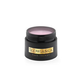 Slowianka Combi Rose Half Cover Builder Gel - Ideal Thixotropic - colour shown on manicured nails