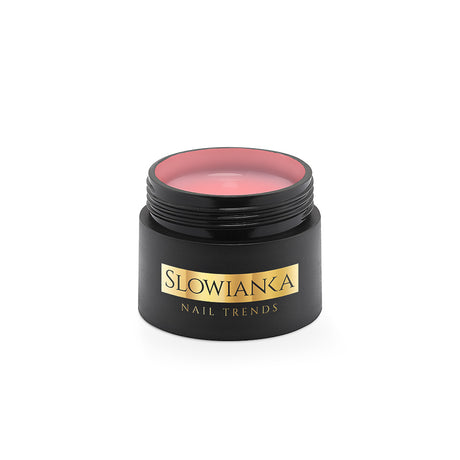 Slowianka Cotton Candy Cover Builder Gel - Ideal Thixotropic - colour shown on manicured nails