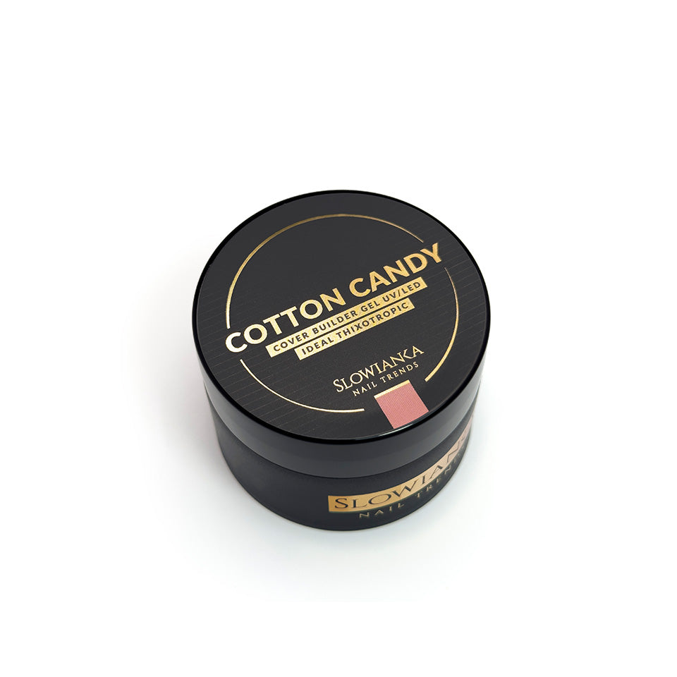Slowianka Cotton Candy Cover Builder Gel - Ideal Thixotropic - product colour shown on a white background
