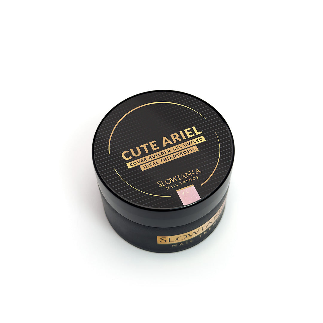 Slowianka Cute Ariel Cover Builder Gel - Ideal Thixotropic - colour shown on manicured nails