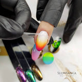 Slowianka Cuticle Gum Protector - colour shown on manicured nails