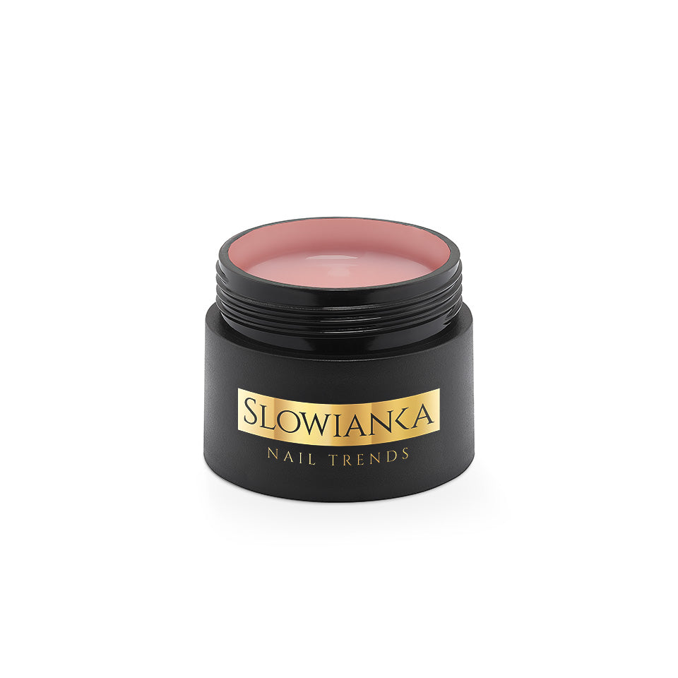 Slowianka Dark Body Cover Builder Gel - Ideal Thixotropic - colour shown on manicured nails