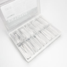 Slowianka Extreme Duo Form Almond Maxi - printed nail extension form displayed on a white background
