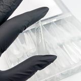 Slowianka Extreme Duo Form Almond Maxi - printed nail extension form displayed on a white background