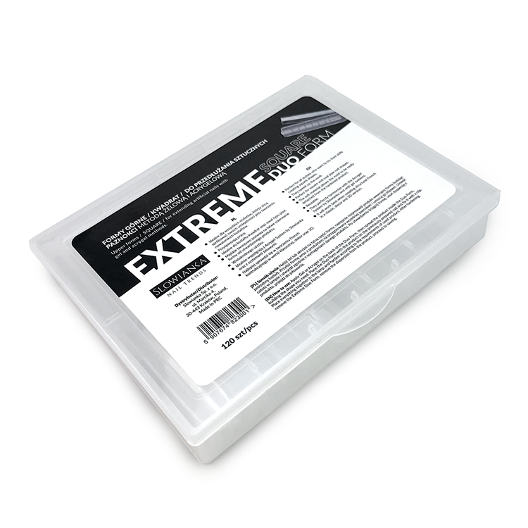 Slowianka Extreme Duo Form Square Maxi - colour shown on manicured nails