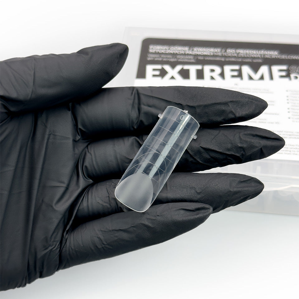 Slowianka Extreme Duo Form Square Maxi - printed nail extension form displayed on a white background