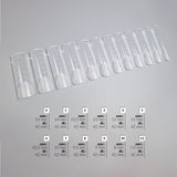 Slowianka Extreme Duo Form Square Maxi - printed nail extension form displayed on a white background