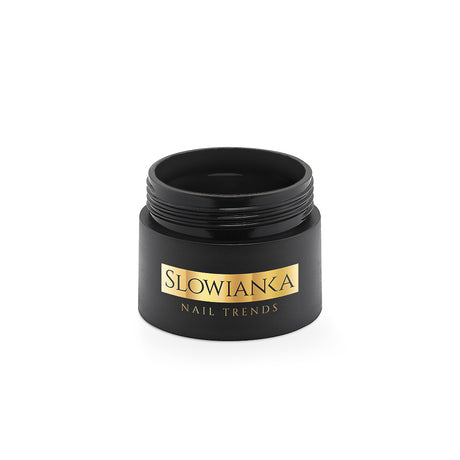 Slowianka French Black Art Cover Gel Esthetic Line - product colour shown on a white background