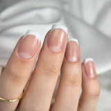 Slowianka French White Art Cover Gel Esthetic Line - colour shown on manicured nails