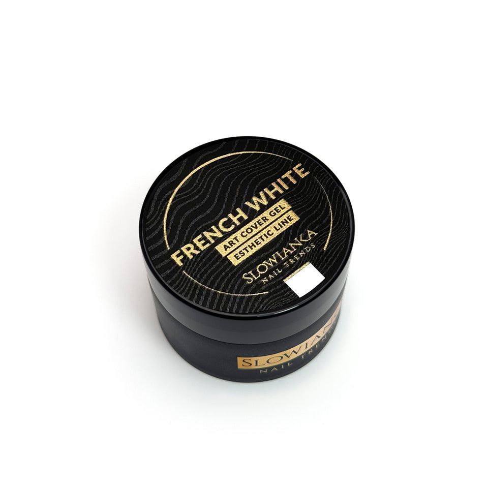 Slowianka French White Art Cover Gel Esthetic Line - product colour shown on a white background