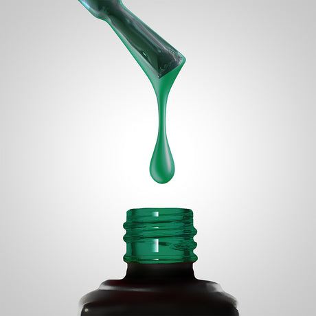 Slowianka Gel Polish 160 Emerald Glass - product colour shown on a white background