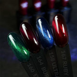 Slowianka Gel Polish 160 Emerald Glass - product colour and packaging on a dark background