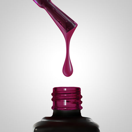 Slowianka Gel Polish 164 Burgundy Glass - product colour shown on a white background