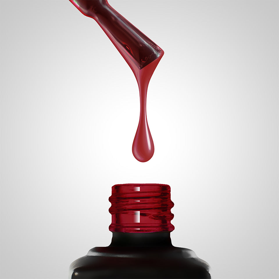 Slowianka Gel Polish 167 Ruby Glass - product colour shown on a white background