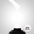 Slowianka Gel Polish 372 Sharm Effect White - colour shown on manicured nails