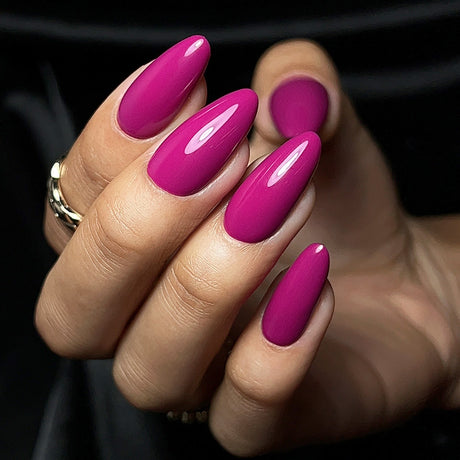 Slowianka Gel Polish 437 Fearless - colour shown on manicured nails