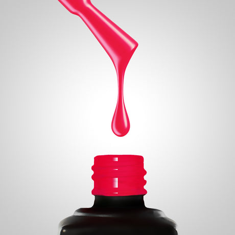Slowianka Gel Polish 475 Red Pink - product colour shown on a white background