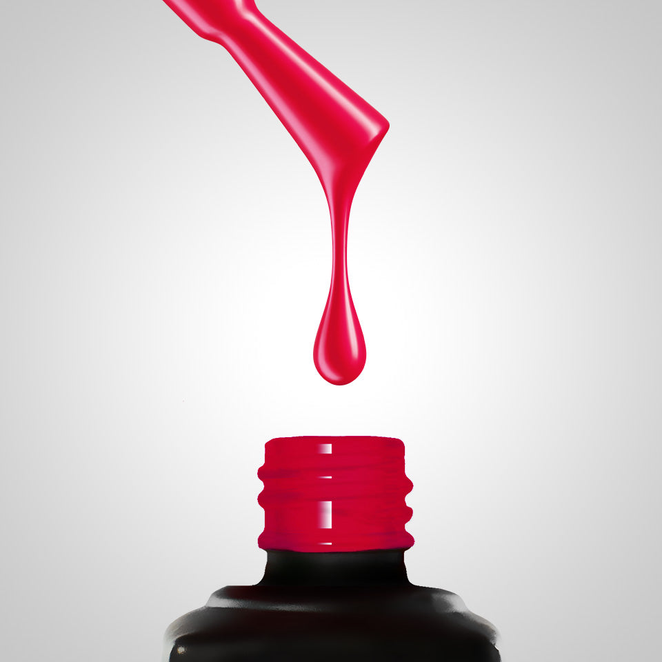 Slowianka Gel Polish 476 Raspberry Pink - product colour shown on a white background
