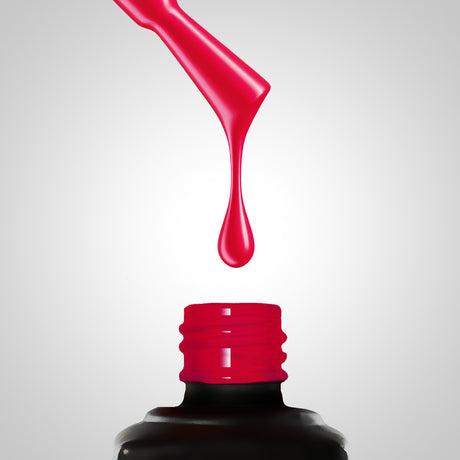 Slowianka Gel Polish 476 Raspberry Pink - product colour shown on a white background
