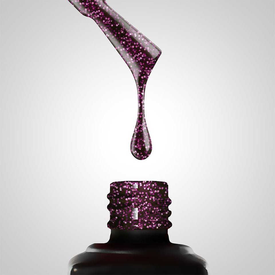 Slowianka Gel Polish 518 Violet Venom - product colour shown on a white background