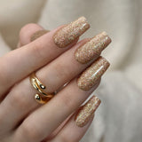 Slowianka Gel Polish 527 Teddy Bliss - colour shown on manicured nails