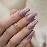 Slowianka Gel Polish 529 Holo Heartbeat - colour shown on manicured nails