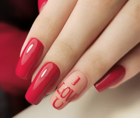 Slowianka Gel Polish 54 - colour shown on manicured nails