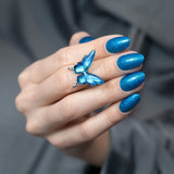 Slowianka Gel Polish 544 Sky Dancer - colour shown on manicured nails