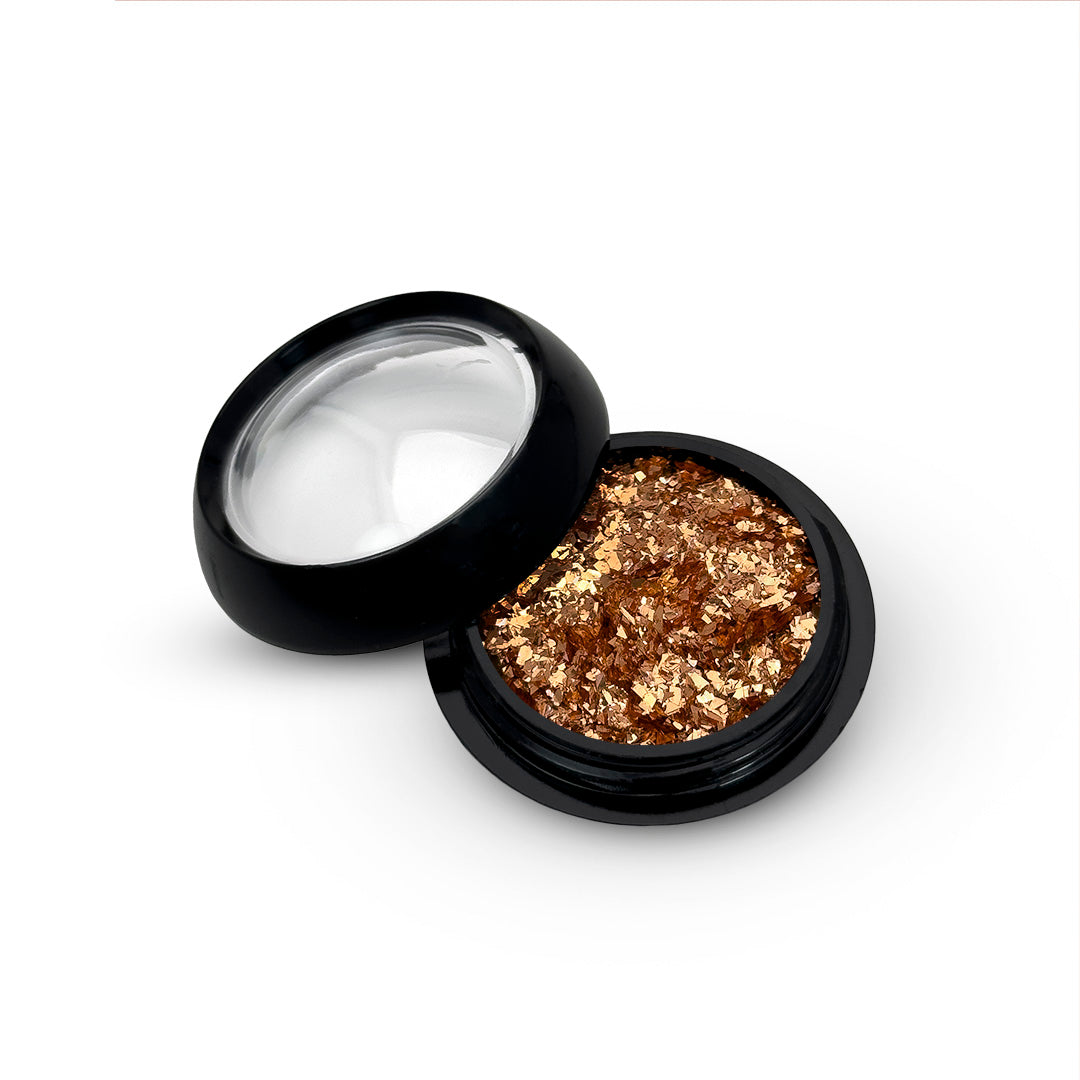 Slowianka Gold Flakes Powder Dust - product colour shown on a white background