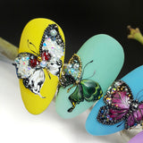 Slowianka Golden Drops Crystals 02 - colour shown on manicured nails