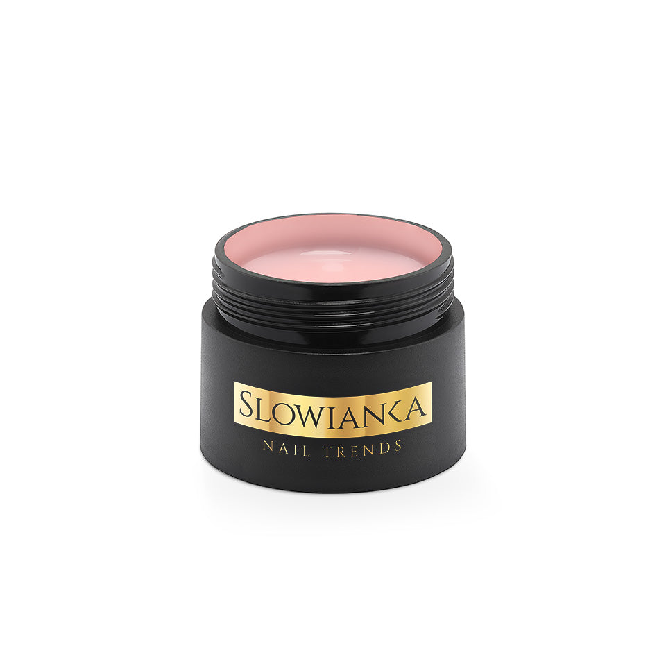 Slowianka Light Beige Cover Builder Gel - Ideal Thixotropic - colour shown on manicured nails