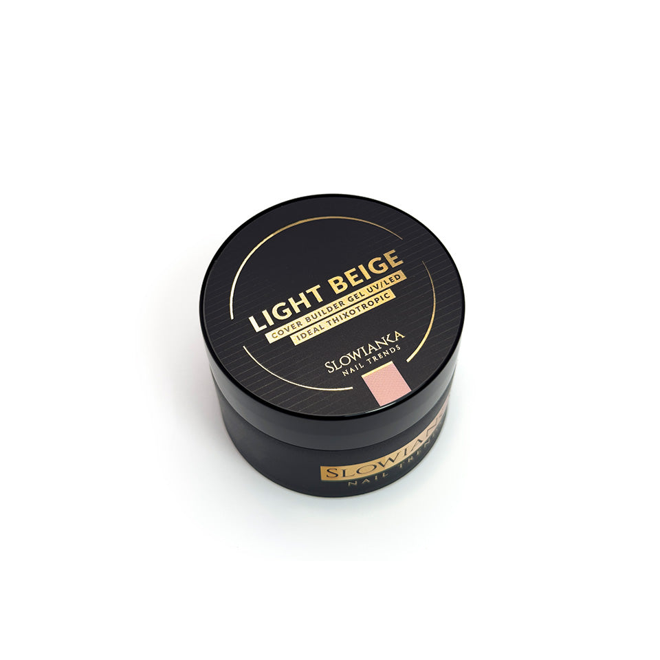 Slowianka Light Beige Cover Builder Gel - Ideal Thixotropic - product colour shown on a white background