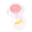 Slowianka Lychee Coral Sand Powder Dust - colour shown on manicured nails