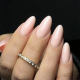 Slowianka Milky Beige Cover Builder Gel - Ideal Thixotropic - colour shown on manicured nails