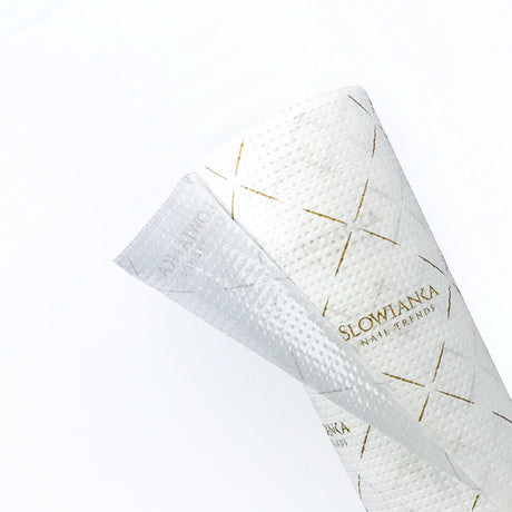 Slowianka Mini Nail Buffer 120/180 Grit - colour shown on manicured nails
