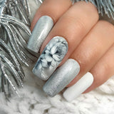 Slowianka Multiart Gel 1 Classic White - colour shown on manicured nails