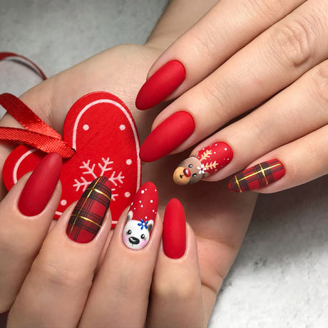 Slowianka Multiart Gel 12 Majestic Gold - colour shown on manicured nails