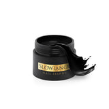 Slowianka Nail Art Pigment Black - colour shown on manicured nails