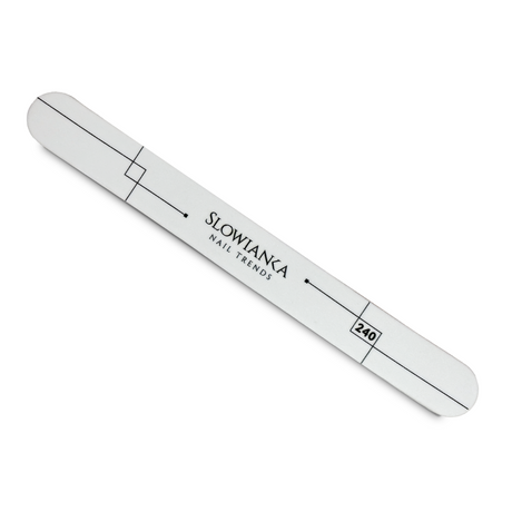 Slowianka Nail Buffer Disposable Strips Set 240 - isolated on a white background