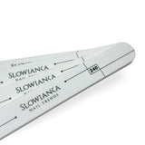 Slowianka Nail Buffer Disposable Strips Set 240 - isolated on a white background