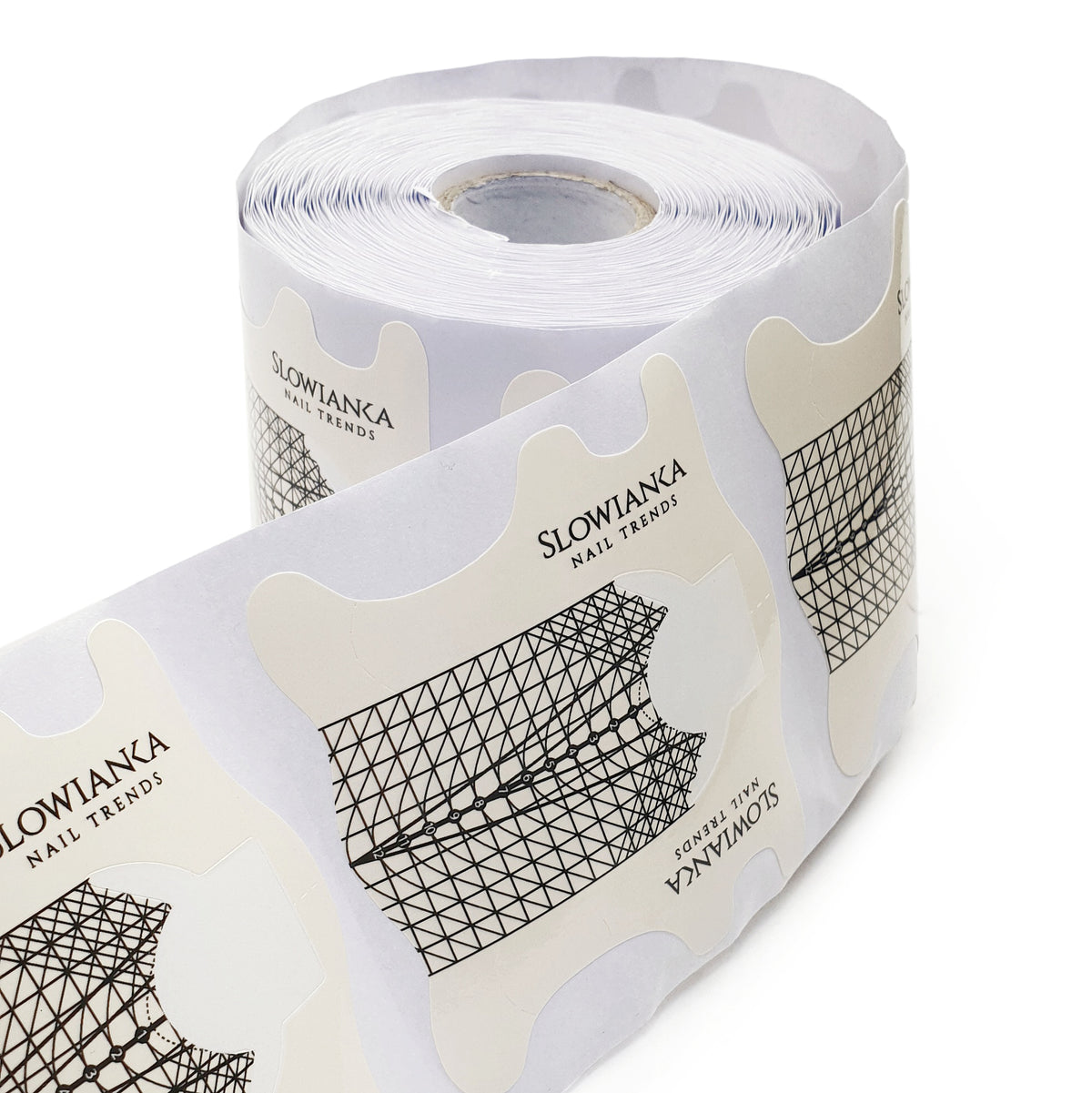 Slowianka Nail Forms New 250 - printed nail extension form displayed on a white background