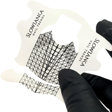 Slowianka Nail Forms New 500 - printed nail extension form displayed on a white background