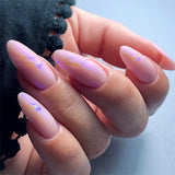 Slowianka Natural Cover Base 309 Blush - colour shown on manicured nails