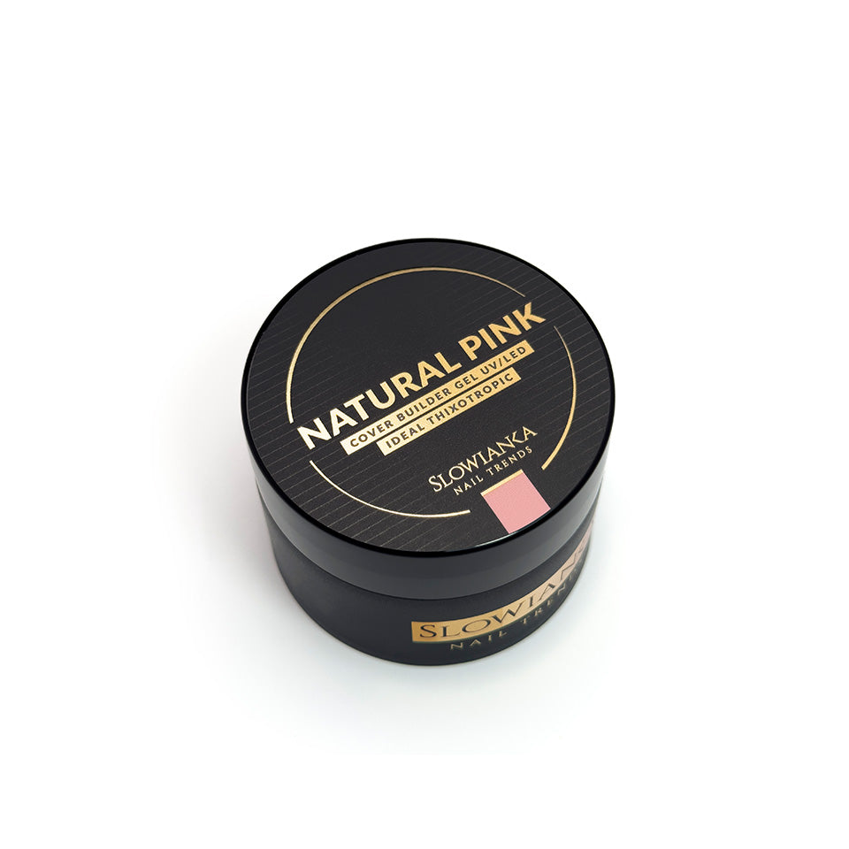 Slowianka Natural Pink Cover Builder Gel - Ideal Thixotropic - product colour shown on a white background